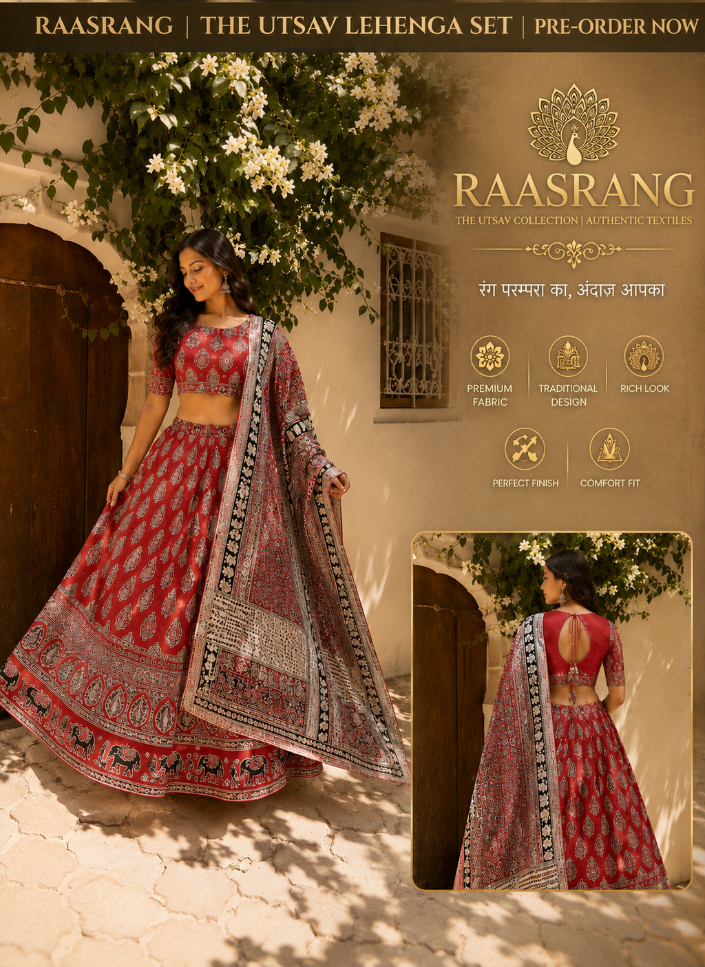 Raasrang Utsav Garba Lehenga Set
